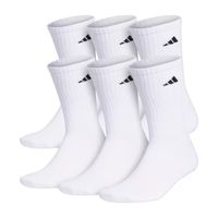 adidas 6 Pair Crew Socks Mens