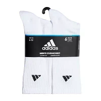 adidas 6 Pair Crew Socks Mens