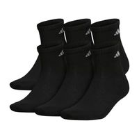 adidas 6 Pair Quarter Ankle Socks Mens