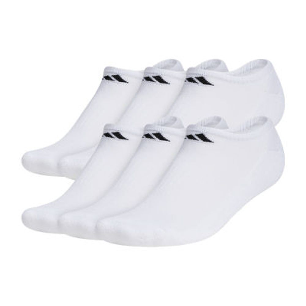 adidas 6 Pair No Show Socks Mens