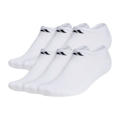 adidas 6 Pair No Show Socks Mens