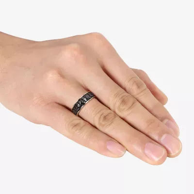 Mens 18K Gold Over Silver Fashion Ring