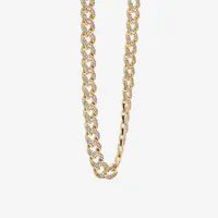 Stainless Steel 24 Inch Solid Curb Chain Necklace