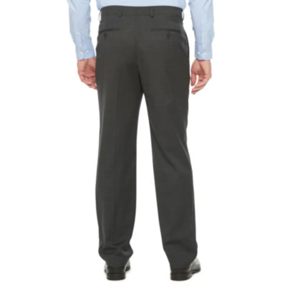 Stafford Coolmax All Season Ecomade Mens Classic Fit Flat Front Suit Pants