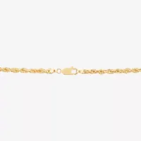 10K Gold Inch Solid Rope Chain Necklace