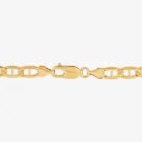 14K Gold / Inch Solid Link Chain Bracelet