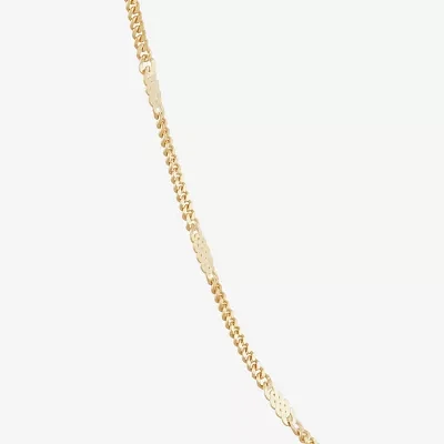 14K Gold 18 Inch Solid Cable Chain Necklace