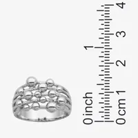 Womens 5mm Sterling Silver Band