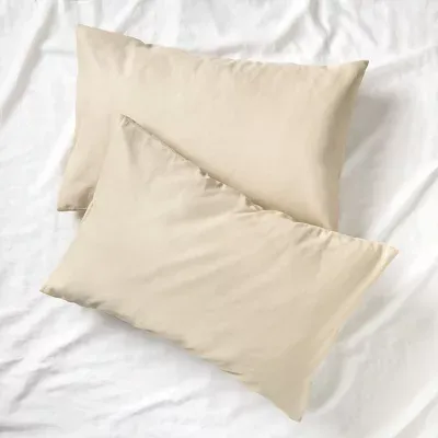 Shuteye Supply Beautifully Crinkled Cotton Linen Pillowcase Set