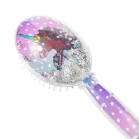 Afro Unicorn Star Glitter Hair Brush