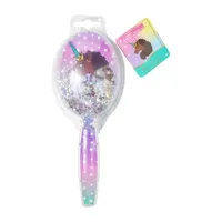 Afro Unicorn Star Glitter Hair Brush