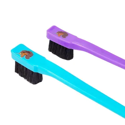 Afro Unicorn 2-pc. Edge Control Double-Sided Hair Brush