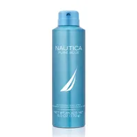 Nautica Pure Blue Deodorizing Body Spray, 6 Oz