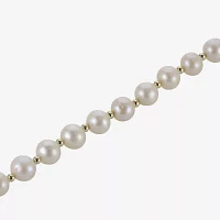 7-7.5Mm Cultured Freshwater Pearl Sterling Silver Necklace