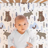 The Peanutshell Under The Stars 3-pc. Crib Bedding Set