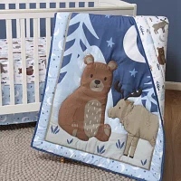 The Peanutshell Under The Stars 3-pc. Crib Bedding Set