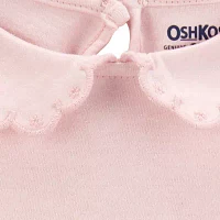 Oshkosh Baby Girls Round Neck Long Sleeve Bodysuit