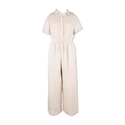 Speechless Big Girls Short Sleeve Jumpsuit