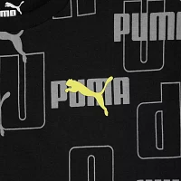PUMA Big Boys Crew Neck Short Sleeve Graphic T-Shirt