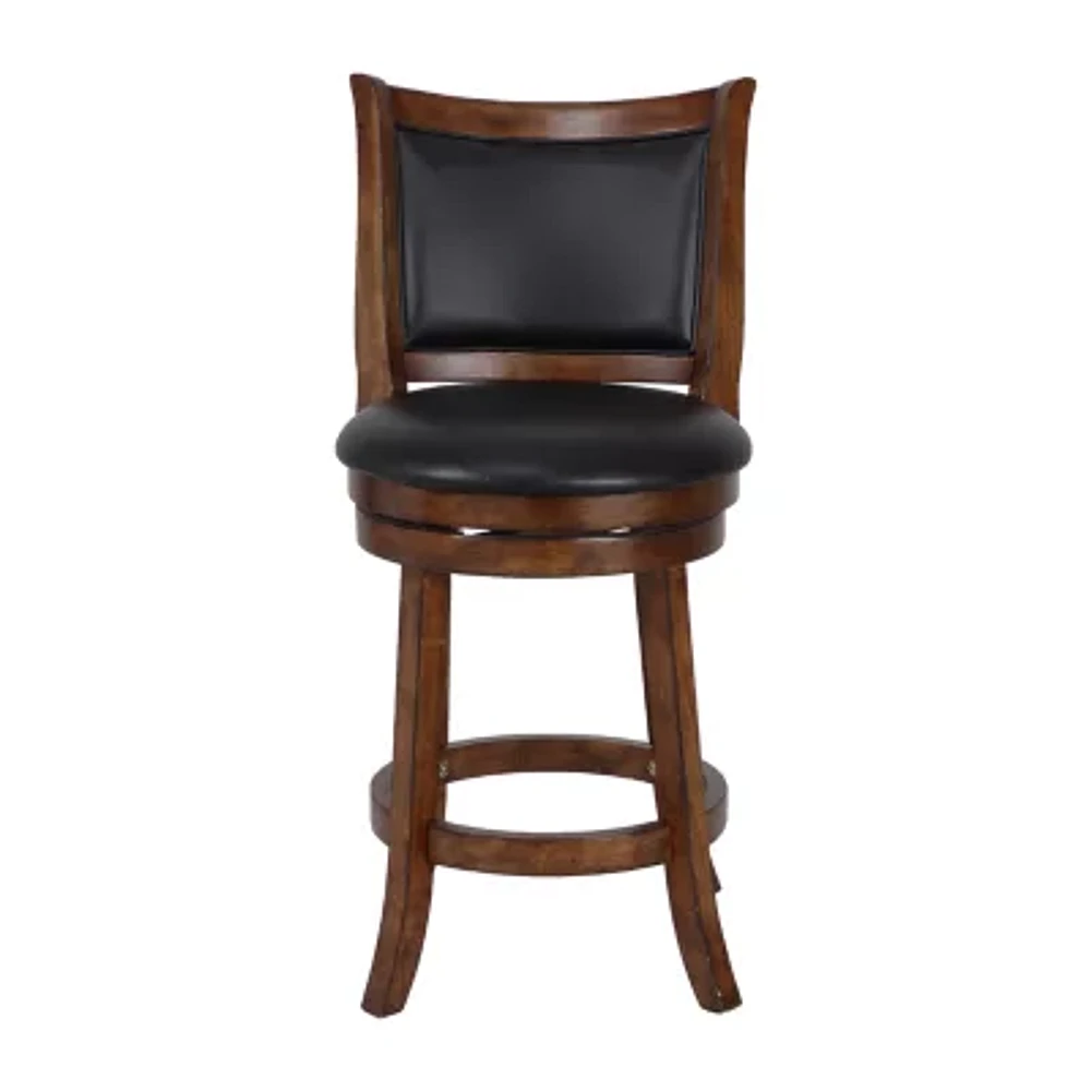 Bristol Counter Height Upholstered Swivel Bar Stool