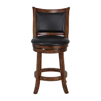 Bristol Counter Height Upholstered Swivel Bar Stool