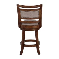 Aberdeen Counter Height Upholstered Swivel Bar Stool