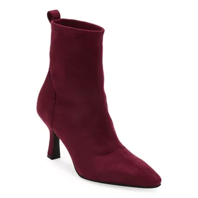Worthington Womens Olympia Flared Heel Booties