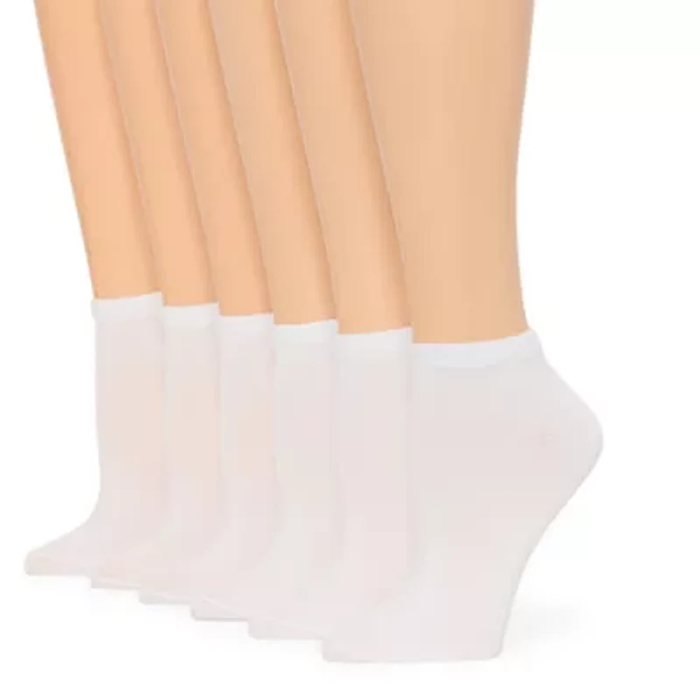 Mixit Cotton Modal 6 Pair Low Cut Socks Womens