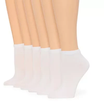 Mixit Cotton Modal 6 Pair Low Cut Socks Womens