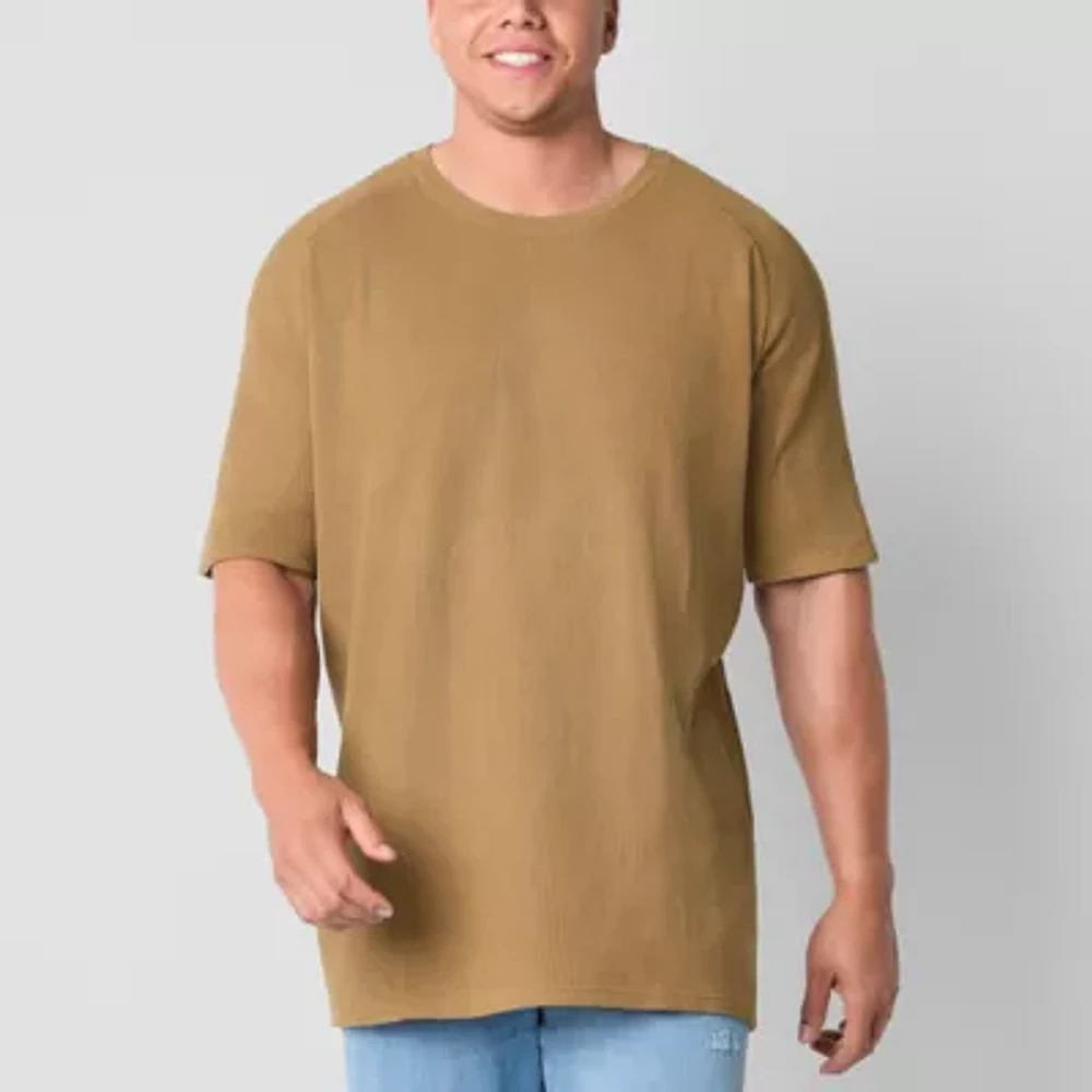Arizona Big and Tall Mens Crew Neck Short Sleeve T-Shirt