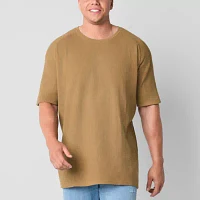 Arizona Big and Tall Mens Crew Neck Short Sleeve T-Shirt