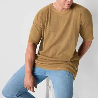 Arizona Big and Tall Mens Crew Neck Short Sleeve T-Shirt