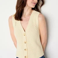 a.n.a Womens V Neck Sweater Vest