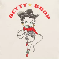 New World Juniors Womens Crew Neck Short Sleeve Betty Boop Graphic T-Shirt