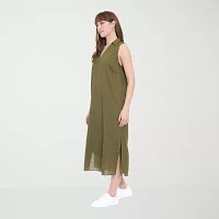 London Times Womens Sleeveless Maxi Dress