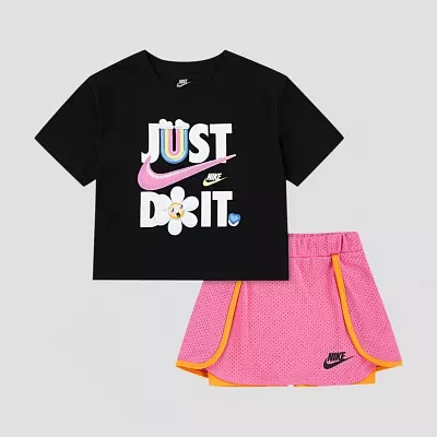 Nike Little Girls 2-pc. Skort Set