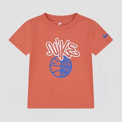 Nike Toddler Boys Crew Neck Short Sleeve Graphic T-Shirt