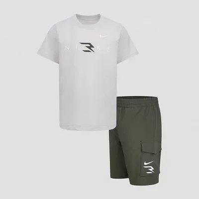 Nike 3BRAND by Russell Wilson Little Boys 2-pc. Short Set