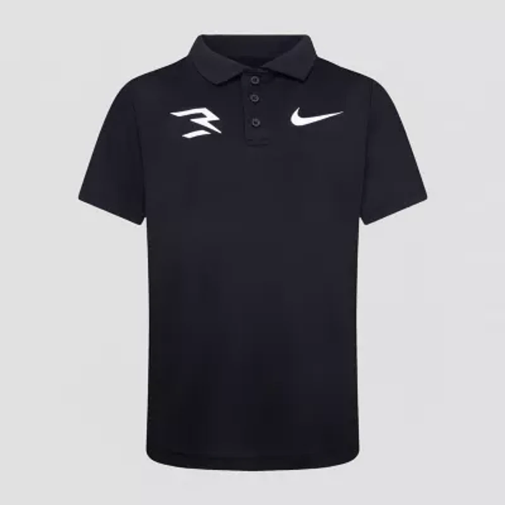 Nike 3BRAND by Russell Wilson Big Boys Short Sleeve Polo Shirt