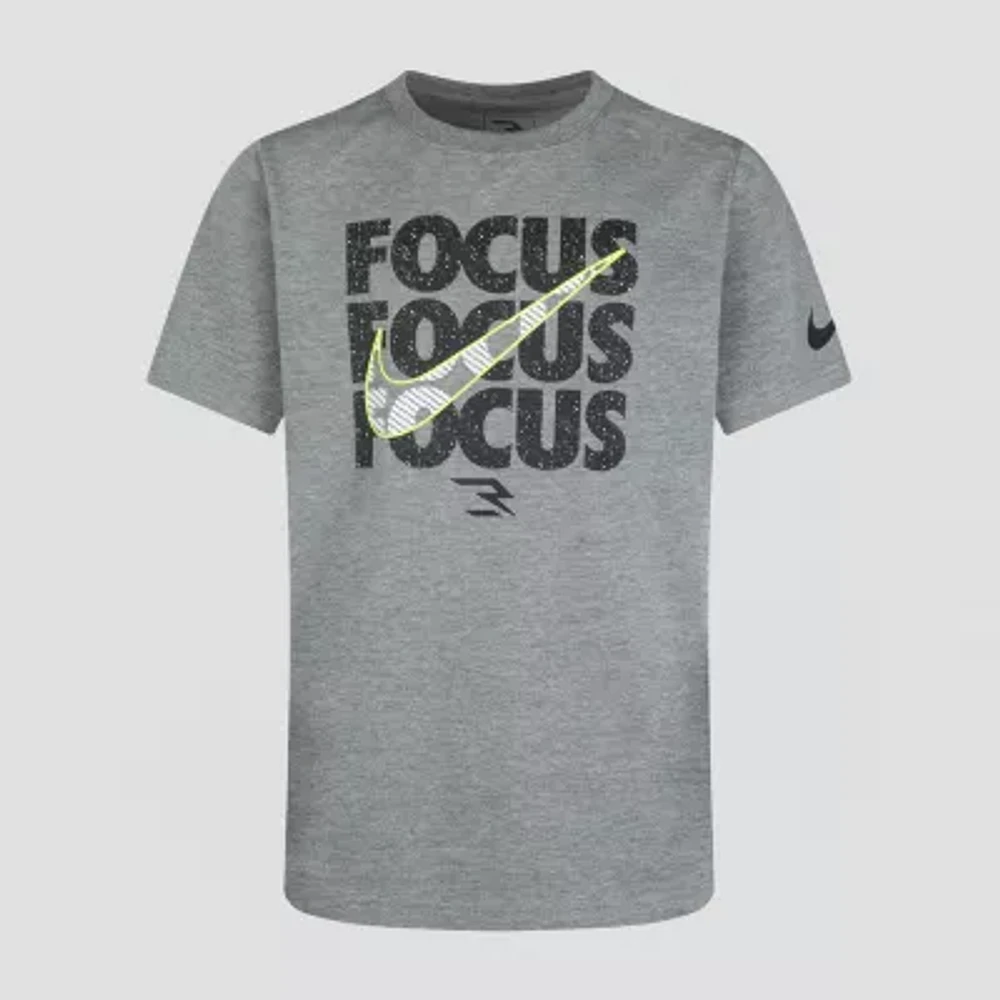 Nike 3BRAND by Russell Wilson Big Boys Crew Neck Short Sleeve Graphic T-Shirt