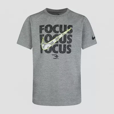 Nike 3BRAND by Russell Wilson Big Boys Crew Neck Short Sleeve Graphic T-Shirt