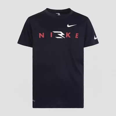 Nike 3BRAND by Russell Wilson Big Boys Dri-Fit Crew Neck Short Sleeve Graphic T-Shirt