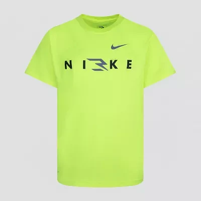 Nike 3BRAND by Russell Wilson Big Boys Dri-Fit Crew Neck Short Sleeve Graphic T-Shirt