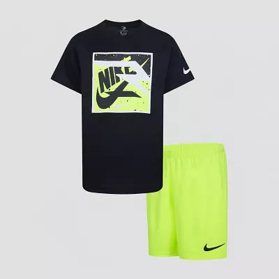 Nike 3BRAND by Russell Wilson Big Boys 2-pc. Short Set