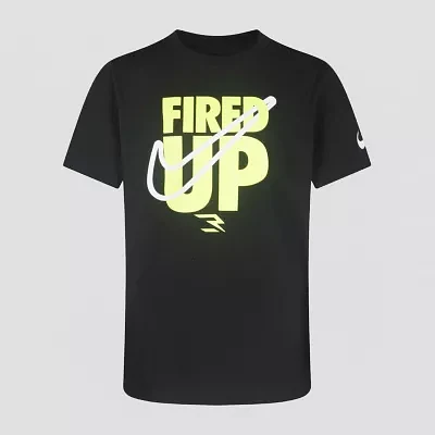 Nike 3BRAND by Russell Wilson Big Boys Crew Neck Short Sleeve Graphic T-Shirt