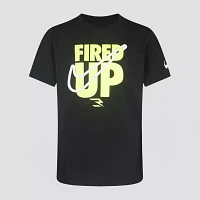 Nike 3BRAND by Russell Wilson Big Boys Crew Neck Short Sleeve Graphic T-Shirt