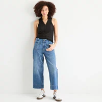 a.n.a Pointelle Womens Sleeveless Polo Shirt