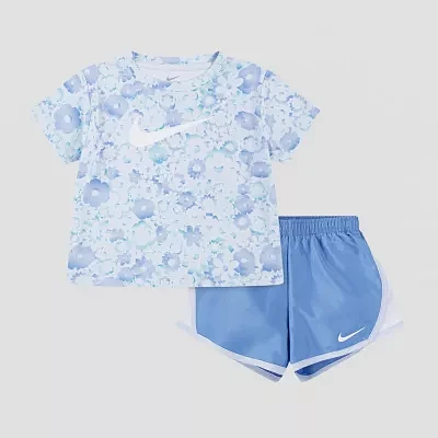 Nike Little Girls 2-pc. Short Set