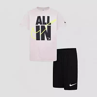 Nike 3BRAND by Russell Wilson Big Boys 2-pc. Short Set