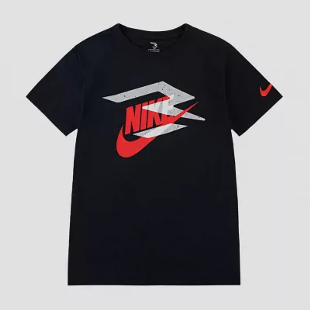 Nike 3BRAND by Russell Wilson Big Boys Crew Neck Short Sleeve Graphic T-Shirt
